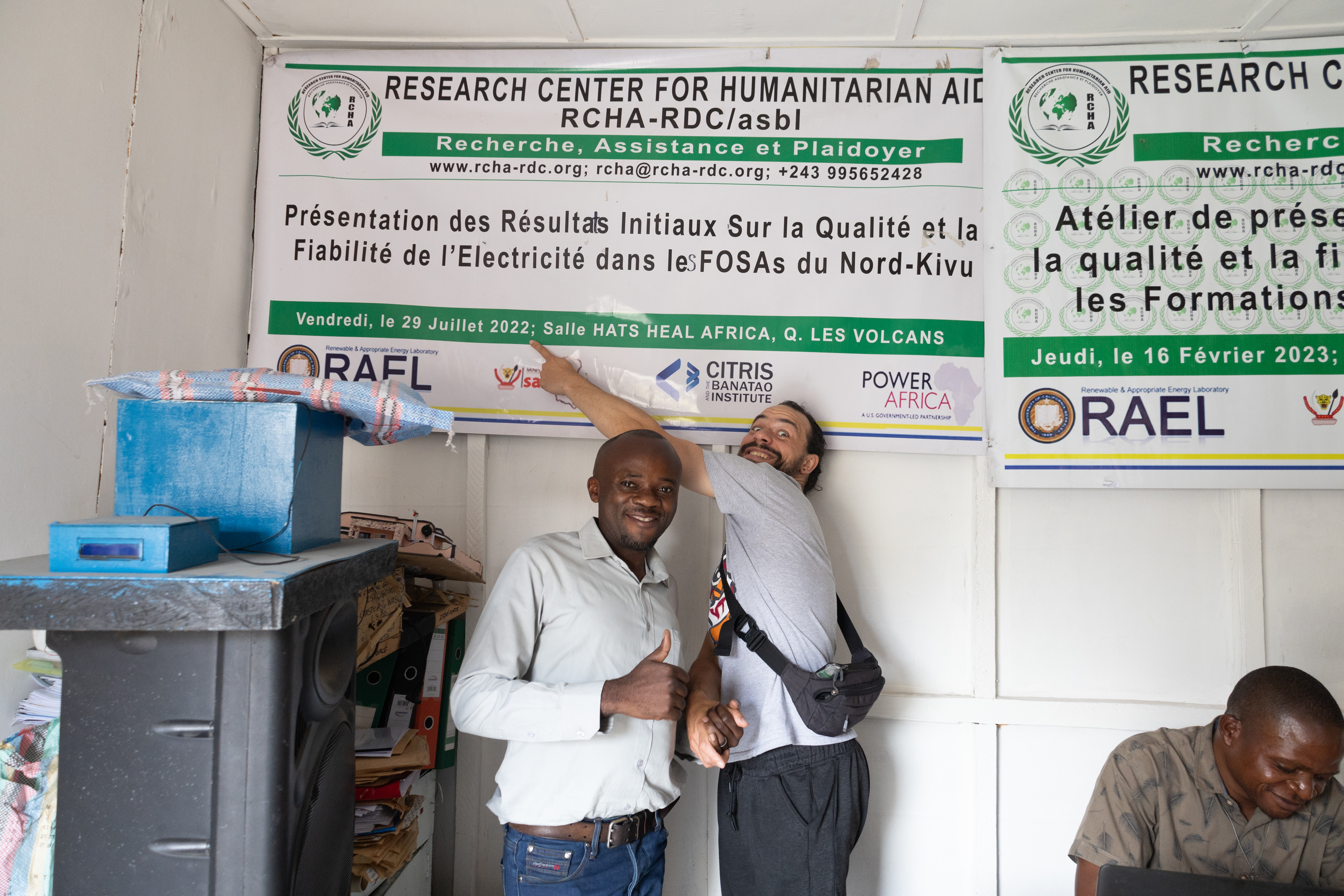 RCHA-RDC workshop presentation on health-facility electricity quality and reliability in North Kivu